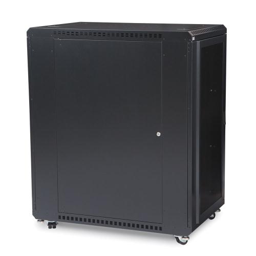 22U LINIER Server Cabinet - Convex/Convex Doors - 36" Depth