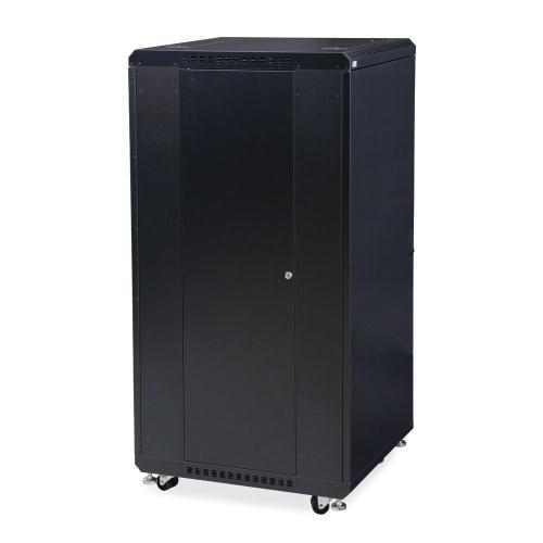 27U LINIER Server Cabinet - Solid/Vented Doors - 24" Depth