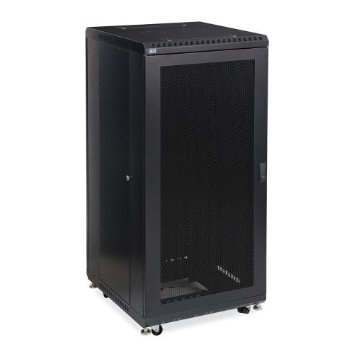 27U LINIER Server Cabinet - Vented/Vented Doors - 24" Depth