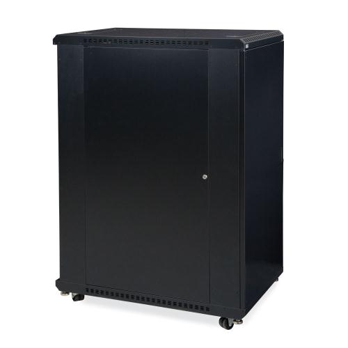27U LINIER Server Cabinet - Solid/Solid Doors - 36" Depth