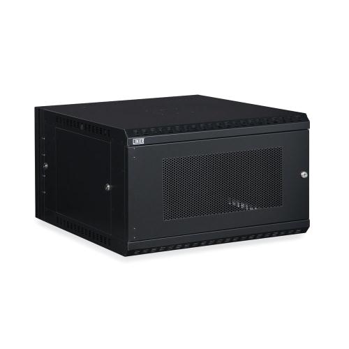 6U LINIER Swing-Out Wall Mount Cabinet - Vented Door