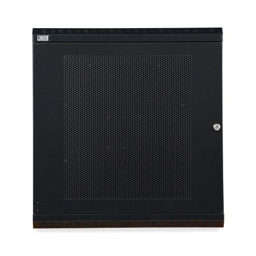 12U LINIER Swing-Out Wall Mount Cabinet - Vented Door