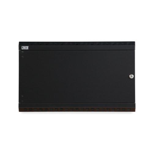 6U LINIER Fixed Wall Mount Cabinet - Solid Door