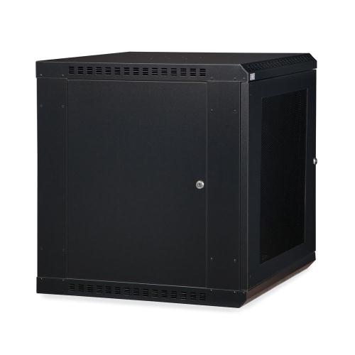 12U LINIER Fixed Wall Mount Cabinet - Vented Door