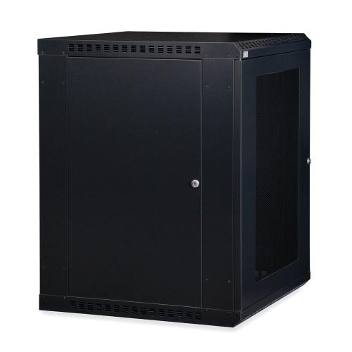 15U LINIER Fixed Wall Mount Cabinet - Vented Door