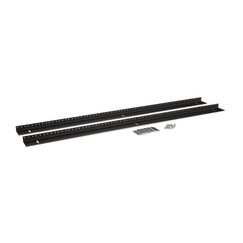 22U LINIER Wall Mount Vertical Rail Kit - 10-32 Tapped