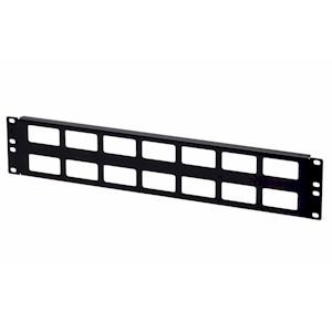 2U Kendall Howard Cable Routing Blank