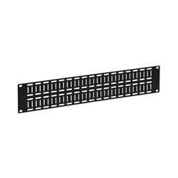2U Flat Cable Lacing Panel - 10 pack