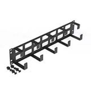 2U Tool-less 5 D-Ring Cable Manager