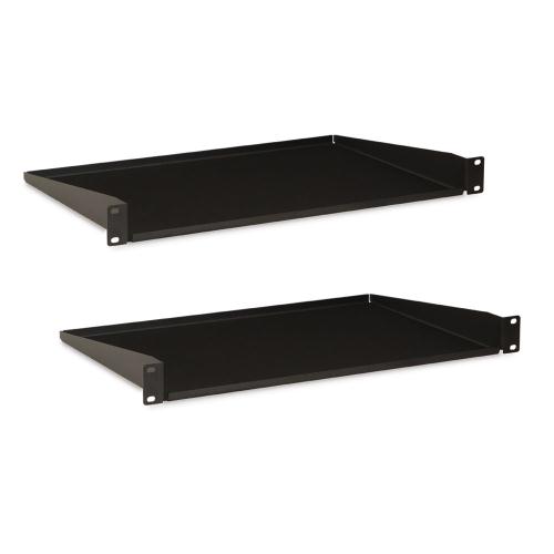 1U 12" Component Shelf (2 pack)
