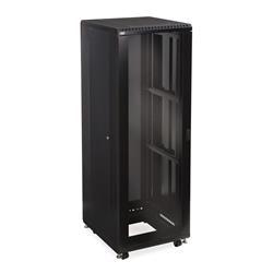 37U LINIER Server Cabinet - Glass/Vented Doors - 24" Depth