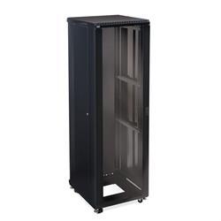 42U LINIER Server Cabinet - Glass/Vented Doors - 24" Depth