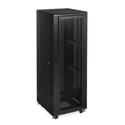 37U LINIER Server Cabinet - Convex/Vented Doors - 24" Depth