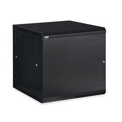 12U LINIER Swing-Out Wall Mount Cabinet - Solid Door