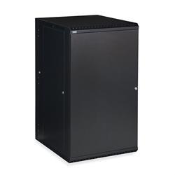 22U LINIER Swing-Out Wall Mount Cabinet - Solid Door
