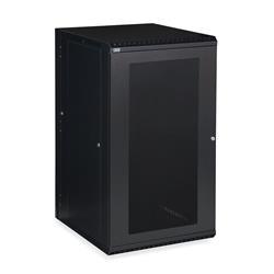 22U LINIER Swing-Out Wall Mount Cabinet - Vented Door