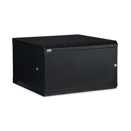 6U LINIER Fixed Wall Mount Cabinet - Solid Door