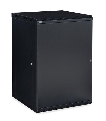 18U LINIER Fixed Wall Mount Cabinet - Solid Door