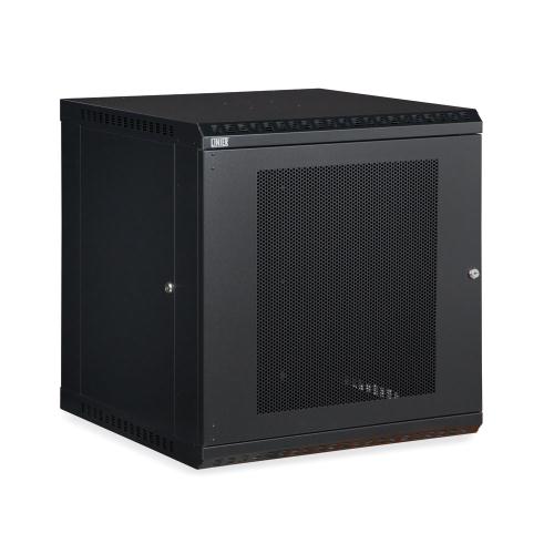 12U LINIER Fixed Wall Mount Cabinet - Vented Door