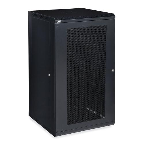 22U LINIER Fixed Wall Mount Cabinet - Vented Door