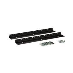 9U LINIER Wall Mount Vertical Rail Kit - 10-32 Tapped