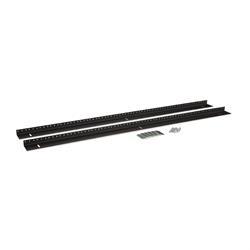 22U LINIER Wall Mount Vertical Rail Kit - 10-32 Tapped