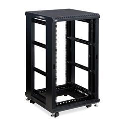 22U LINIER Open Frame Server Rack - No Doors/Side Panels - 24" Depth