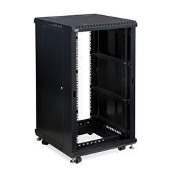 22U LINIER Open Frame Server Rack - No Doors - 24" Depth