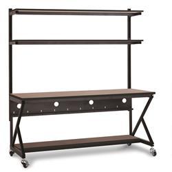 72" Performance 100 Series LAN Station - Serene Cherry
