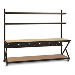 96" Performance 200 Series LAN Station - Hard Rock Maple