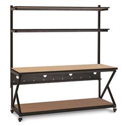 72" Performance 200 Series LAN Station - Caramel Apple