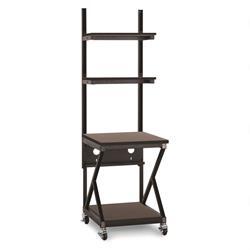 24" Performance 200 Series LAN Station - African Mahogany