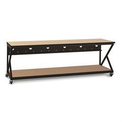 96" Performance 300 Series LAN Station - Hard Rock Maple