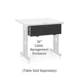 Advanced Classroom Training Table 36 inch Cable Tray Kit
