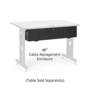 Advanced Classroom Training Table 48 inch Cable Tray Kit