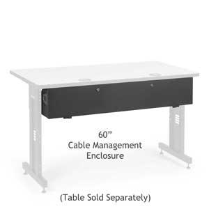 Advanced Classroom Training Table 60 inch Cable Tray Kit