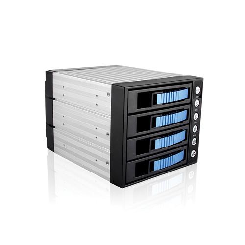3x5.25 to 4x3.5SATA Cage-Blue