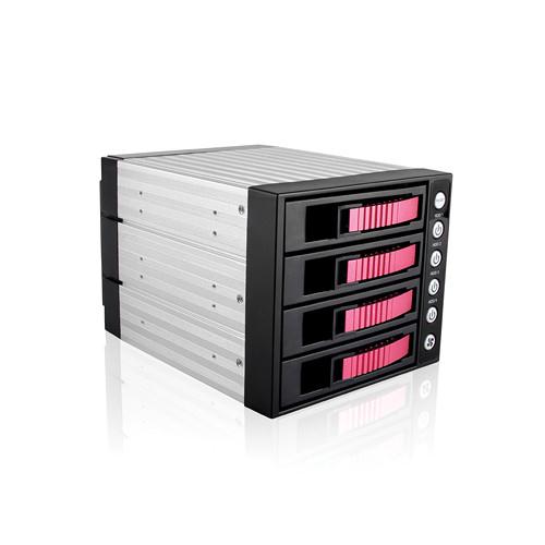 3x5.25 to 4x3.5SATA Cage-Red