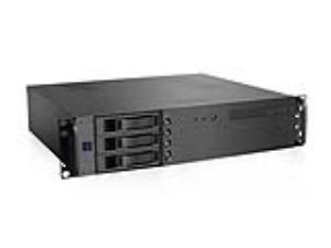 2U mATX 3xHS 3.5 Chassis Black