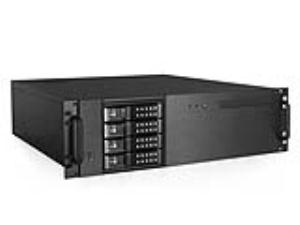 3U MATX 4x3.5 HS Chassis black