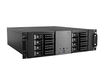 3U ATX 8x3.5" HS Chassis Red