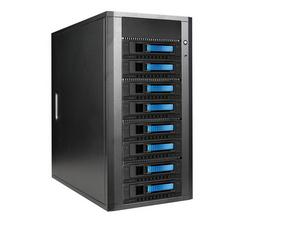 8-bay 3.5 MINISAS TOWER BLUE