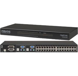 OptiLink C5X Series 32 Port 2 User CAT5 Matrix KVM Switch