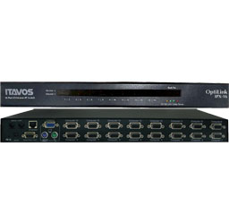 OptiLink IPX-Series 16-Port KVM-over-IP Switch