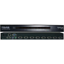 OptiLink IPX-Series 8-Port KVM-over-IP Switch