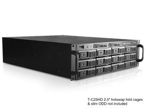 3U 12x3.5" Trayless ATX