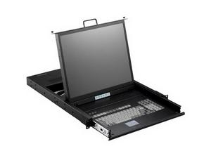 1U Rackmount 17" TFT LCD Keyboard Drawer