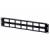 2U Kendall Howard Cable Routing Blank