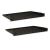 1U 12 Inch Vented Component Shelf - 2 Pack